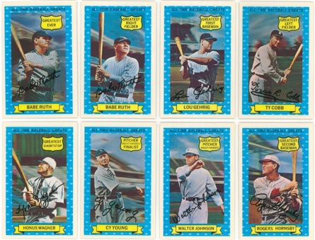 1972 Kelloggs "All-Time Greats" High Grade Complete Set (15)